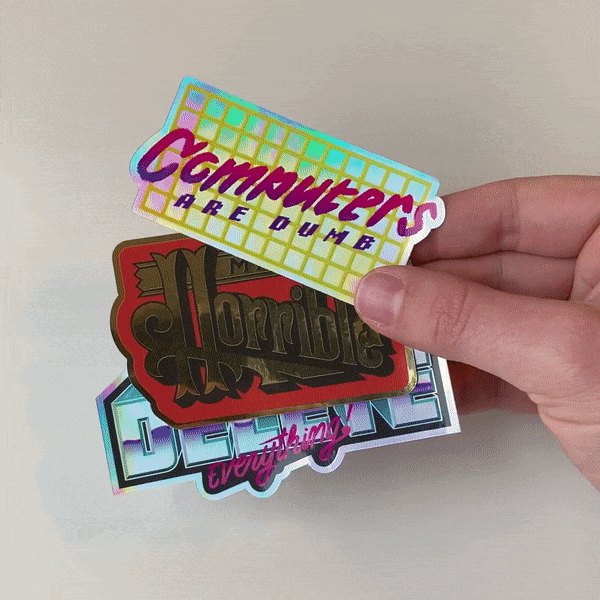 Horrible Quality Stickers