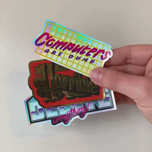 Horrible Quality Stickers